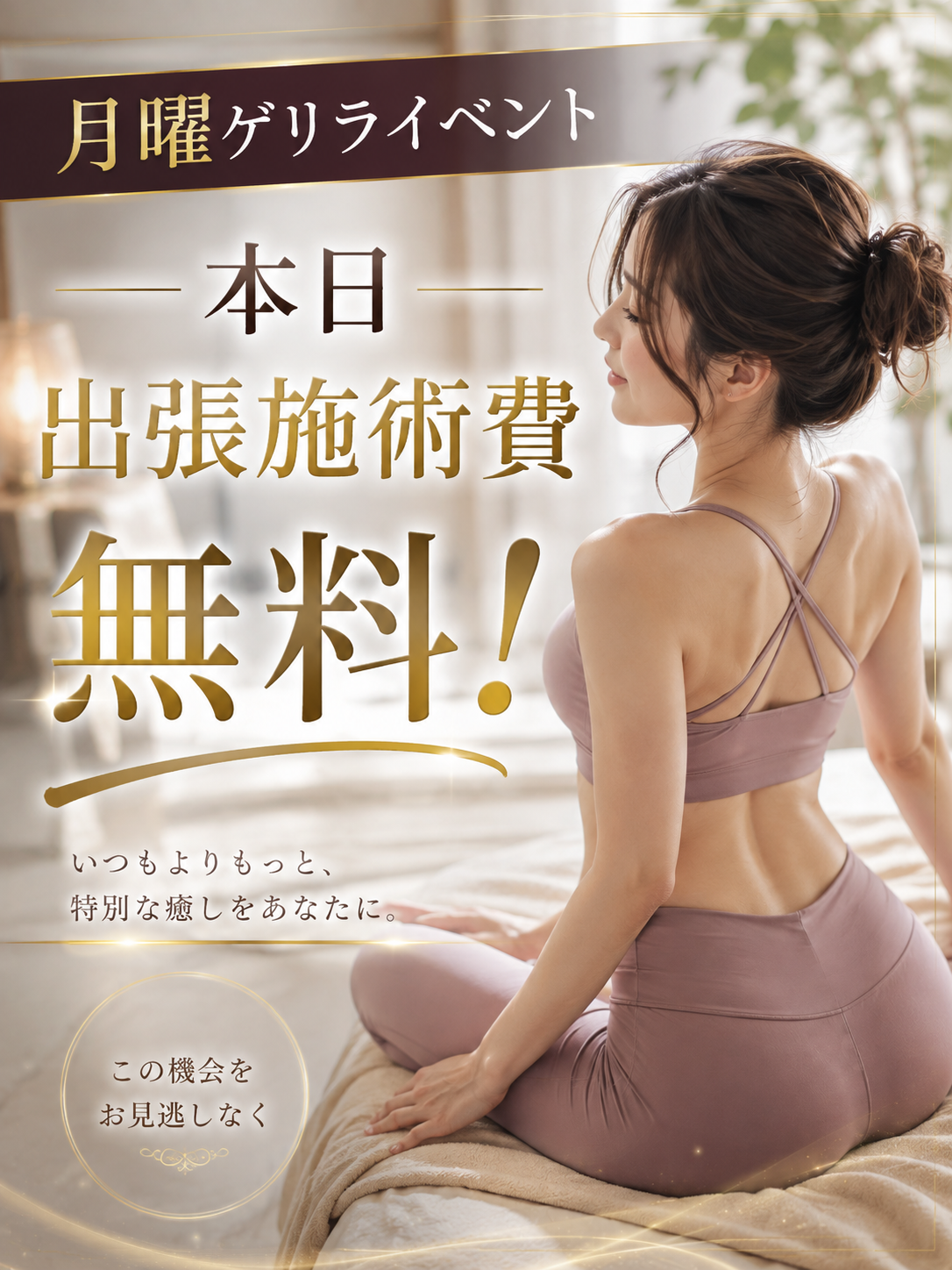 バナー | 極SPA YOGA いけないアルバイト〜昼下がりのセレブ妻たち〜