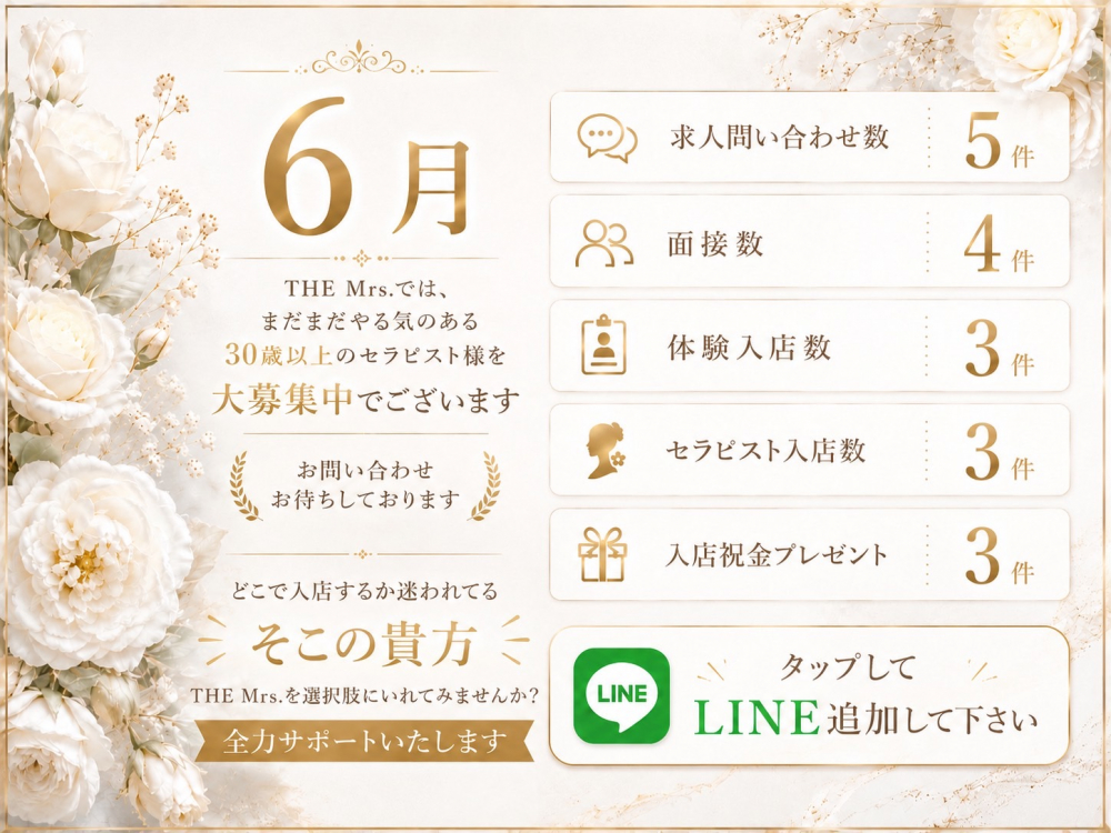 サイドバナー | THE Mrs.（ザ・ミセス）〜ワンランク上の癒やし空間〜