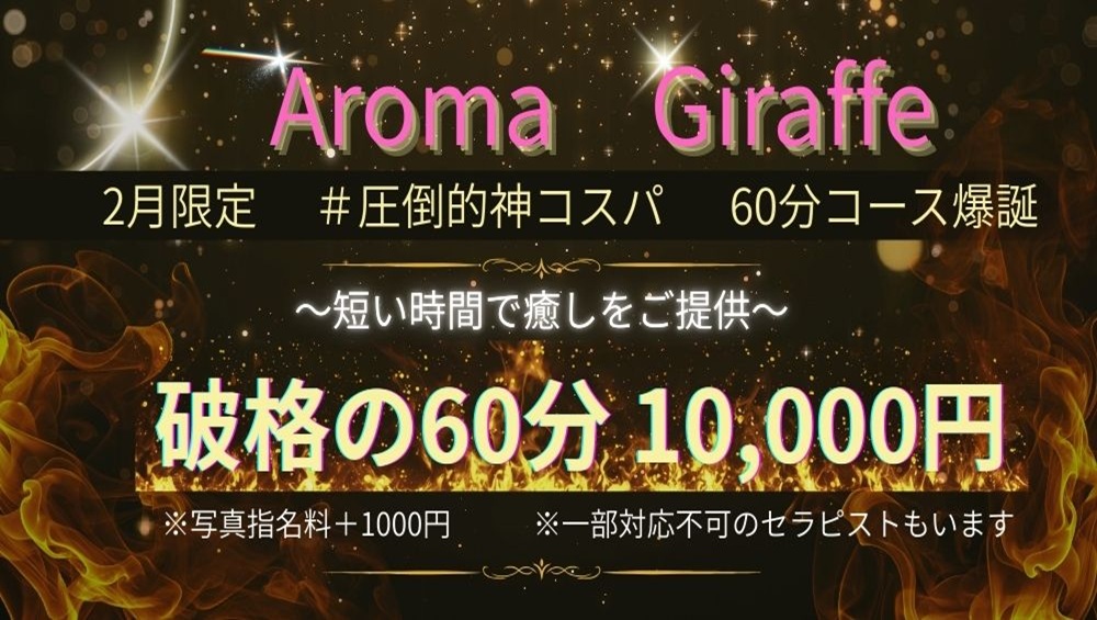 トップバナー | Aroma giraffe(アロマ ジラフ)