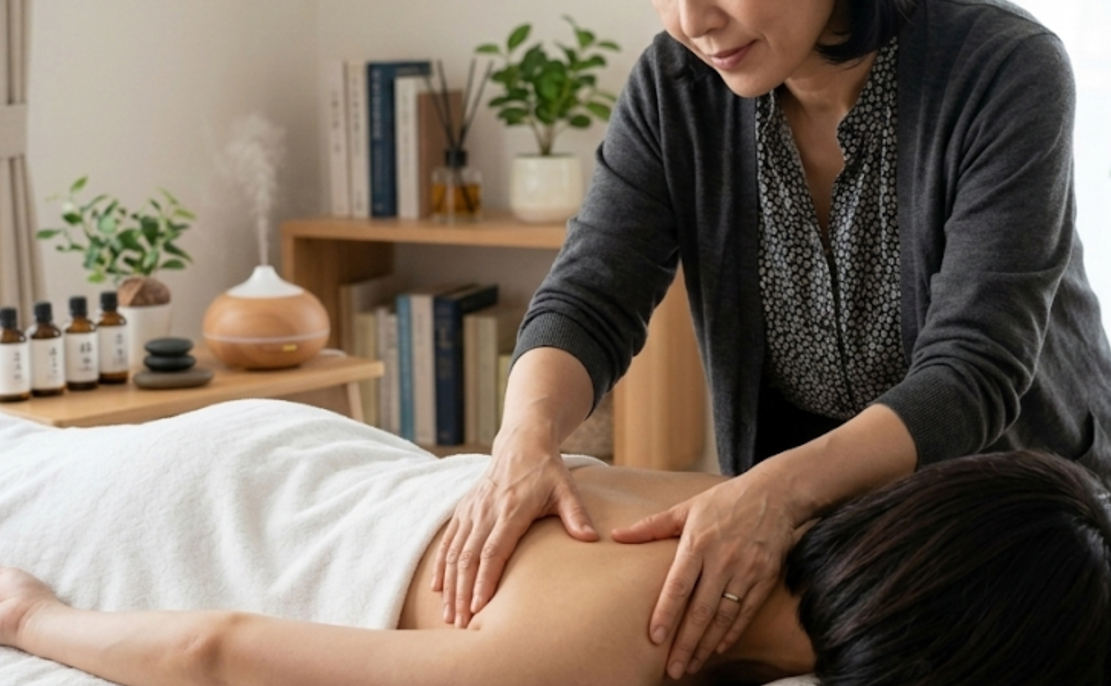 密着マッサージのイメージ